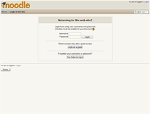 Tablet Screenshot of moodle.pasd.us